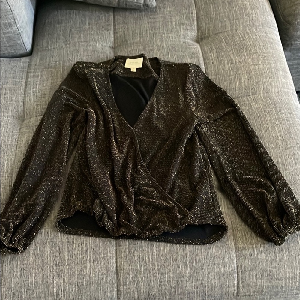 If by Sea Sparkly Top Anthropologie